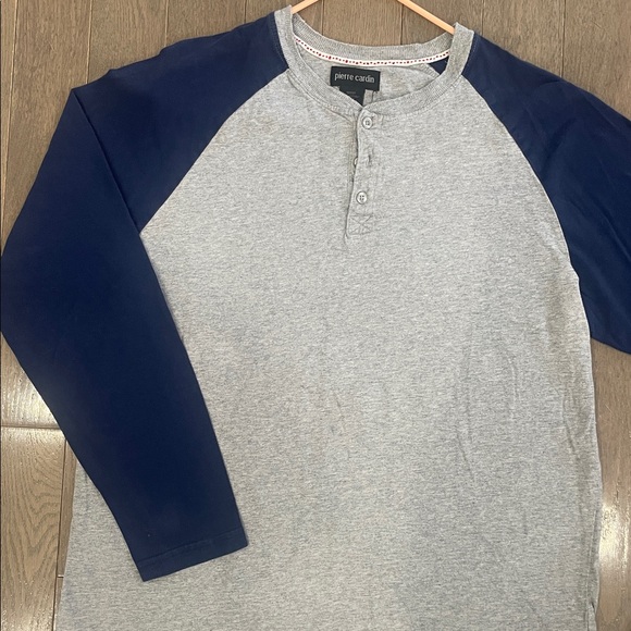 Pierre Cardin Other - Pierre Cardin Raglan Henley Long Sleeve 🛍️ • Cotton •